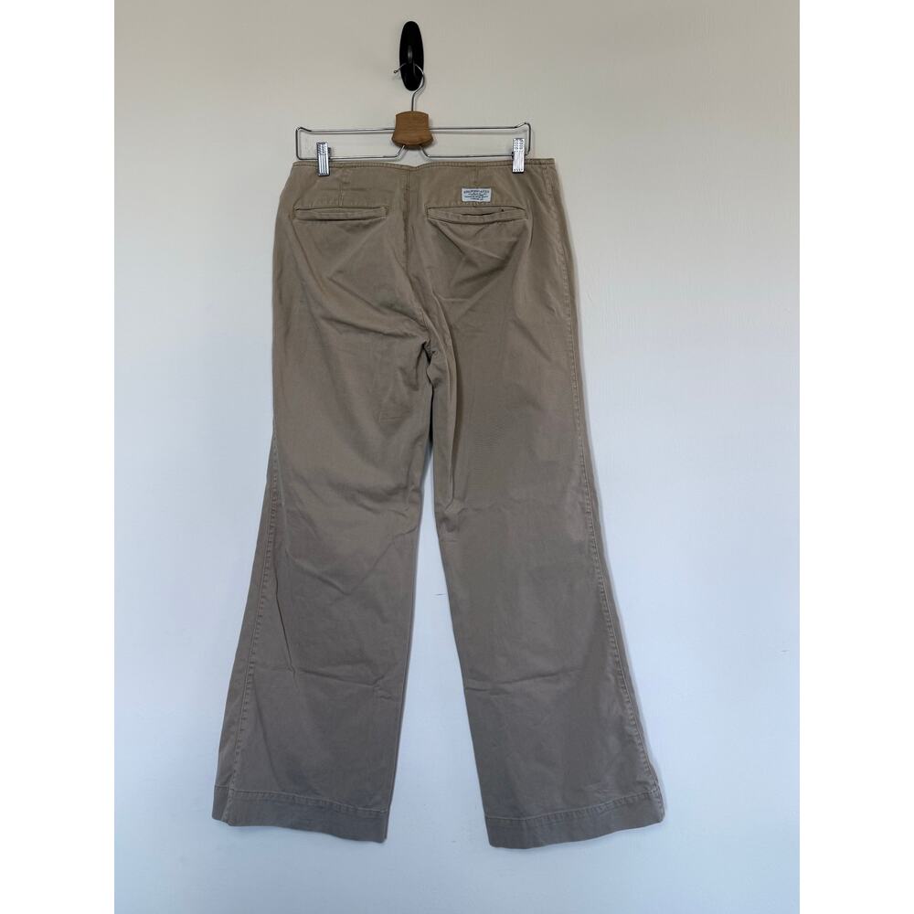 vintage 1990s ABERCROMBIE AND FITCH a&f wide leg khaki carpenter pants y2k - Picture 8 of 8
